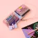 Pvc Glitter Transparent Card Wallet Ladies Neck Bag Lanyard Pouch Cute Photo Shiny Clear Purse Women Plastic Small Wallet Female