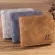 Men Wallet Leather Id Credit Card Holder Clutch Coin Purse Wallet Frosted Short Wallets Men Wallet Coin Pocket