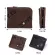 Contact's 100% Genuine Leather Wallet Men Small Card Holder Portfolio Zipper Coin Purse Wallets Mini Money Bags Rfid Blocking