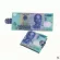 Money Clip Men Women Canvas Dollar Euro Wallet Moneyclip Slim Thin Mini Purse 2 Fold Student Cartoon Cheap Coin Bag