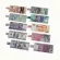 Money Clip Men Women Canvas Dollar Euro Wallet Moneyclip Slim Thin Mini Purse 2 Fold Student Cartoon Cheap Coin Bag