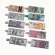 Money Clip Men Women Canvas Dollar Euro Wallet MoneyClip Slim Thin Mini Pruse 2 Fold Student Cartoon Cheap Coin Bag