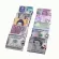 Money Clip Men Women Canvas Dollar Euro Wallet MoneyClip Slim Thin Mini Pruse 2 Fold Student Cartoon Cheap Coin Bag