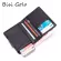 Bisi Goro Pu Leather Rfid Wallet Aluminum Box High Quality Multifunctional Business Card Case Pop Up Card Holder