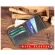 Handmade Vintage Crazy Horse Genuine Leather Wallet Men Purse Leather Men Wallet Short Style Male Wallet Coin Bag Money Holder