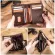 Contact's Crazy Horse Leather Wallet Men Coin Purse Casual Card Holder Small Billfold for Man High Quality Male Wallets RFID