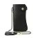 Maheu Super Quality Leather Wallet with Iron Chain 100% Cowhide Leather Black Bifold Card Wallet Metal Chain Wallet Male