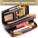 Faux Leather Men Bag Large Capacity Card Cash Holder Long Wallet
