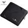 Williampolo Band Leather Genuine Men Zipper Short Wallet Men Cowhide Mini Pruse Design Wallets for Men