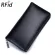 Genuine Cow Leather Women Wallet Standard Female Long Wallet Passport RFTI Card Function Large Card Bag Zipper Pruse