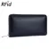 Genuine Cow Leather Women Wallet Standard Female Long Wallet Passport RFTI Card Function Large Card Bag Zipper Pruse