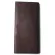 Mens Pure Color Wallet Oil Leather Horse 100% Genuine Leather Prude Soft Long Wallet ED Coin Purse for Men