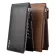 Phone Pocket Wallets Men's Business Style Leather Card Holder Billfold Purse Long Wallet 20