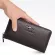 Men's Zipper Leather Long Wallet Clutch Bag Erkek Para Cuzdan Porte Feuille Homme Business Phone Money Bag