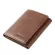 Jinbaolai Vintage Men's Genuine Leather Wallet Small Man Purse Card Holder Money Bag For Male