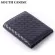 South Goose Genuine Leather Wallets Men's Short Wallet High Quality Sheepskin Knitting Business Purse Credit Card Holders