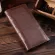 Oil Wax Genuine Leather Men Vintage Long Wallet Pocket Credit Card Holder Clutch Money Bag Male Famous Cowhide Coin Purse