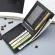 Men, short wallets, easy to cross, wallets, slim, PU leather, business letters