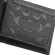 Authentic Original Coach Mens Coin Wallet in Signature Leather F75371 Black