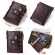 Kavis RFID Genuine Cow Leather Wallet Men Coin Purse Male Cuzdan Portfolio Man Portomonee Small Min Walet Pocket Hasp