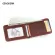 Genodern Casual Small Wallet for Men Genuine Leather Male Slim Wallets Short Mini Wallet with Card Holder Pocket Purses