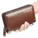 Long Wallet Men Double Zipper Coin Pocket Purse Men Wallets Casual Business Card Holder Vintage Large Wallet Male Clutch