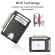 DIENQI Minimalist Slim Leather Wallet for Men Women Thin Mini Small Wallet Male Female Coin Pruse Money Bag Waller Walket