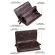 Misfits Cowhide Men Clutch Wallets Genuine Leather Long Purses Business Large Capacity Wallet Double Zipper Phone Bag For Male