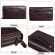 Miss Cowhide Men Clutch Wallets Genuine Leather Long Purses Large Capacity Wallet Double Zipper Phone Bag for Male