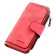 Litthing Pu Leather Women's Long Wallet Credit Card Clutch Purse Women's Wallet Matte Card Bag Buckle Multi-function  Wallet