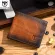 Bullcaptain Rfid Shielding Men's Leather Wallet Double-fold Slim Wallet Multi-card Card Package Id Bag