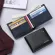 Williampolo Wallets Men Short Business-style Red-white-blue Strip Card Holder Slots Ultrathin Genuine Leather Portable Purse New