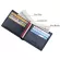 Williampolo Wallets Men Short Business-style Red-white-blue Strip Card Holder Slots Ultrathin Genuine Leather Portable Purse New