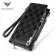 Williampolo Long Wallets For Men Leather Rfid Blocking Bifold Wallet With Zipper Zipper Men Clutches Credit Cards