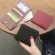 Genuine Leather Women Wallet Short Coin Purse Women Small Wallet Multifunction Solid 2 Fold Type Card Holder Purse