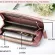 Geometric Women Wallets with Zipper Pink Phones Card Holder Patchwork Women Long Wallet Lady Tassel Short Coin Pursse