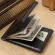 Wallet Men Leather Clip with Coin Pocket Leather Clamp for Money Business Style Purse with Clip Men Wallets Black Men