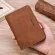 Designer Men Wallet Short Nubuck Leather Wallet Slim Pocket Wallet Pusre Portable Card Holder Casual  Purse