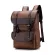 Leather Vintage Backpack Men Travel Men's Leahter Bagpa14 Inch Notebook Back Pack Male School Bags Business Mochila