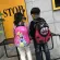 Disney Children's School Bag Cartoon Car Princess Eggshell Bag Kindergarten Baby Backpack Student Shoulder Bag Travel Backpack