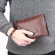 New business fashion, casual, soft leather men, clutch bags, large capacity, mobile phone bags