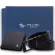 POLO HILL Men Gift Box 2-in-1 Bundle Set Genuine Leather RFID Wallet Genuine Leather Fake Pin Automatic Belt PMAS-0A-002