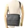COACH COAETED CANVAS Signature Shoulder Bag, Signature pattern, genuine leather lid, new fabric, COACH 573 Men Signature Coated Canvas Houston Map Bag Black