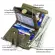 Cowhide Genuine Leather Men Wlet Cn Se Sml Mini Card Holder Chain Portfolio Portomonee Me Wet Pocet Chain