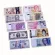 L Money Clip Men Women Canvas Dollar Euro Wlet MoneyClip Slim Thin Mini SE 2Fold Student Cartoon Cheap CN BAG