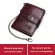 Men RFID BLOC TRIFOLD WLET GENUINE LeATHER OOR POCET HI QUITD HOLDER WLETS with Anti Theft Chain