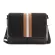 กระเป๋าสะพาย COACH แท้ กระเป๋าผ้าลาย Signature สายผ้า รุ่นใหม่ COACH C5387 MEN THOMPSON MAP BAG IN SIGNATURE JACQUARD WITH VARSITY STRIPE Black Elm