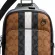 กระเป๋าเป้คาดอก COACH แท้ รุ่นใหม่ Coated canvas ใช้งานสะดวก ทรงยอดนิยม COACH C3229 Graham Pack In Signature Coated Canvas With Varsity Stripe Khaki