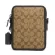 COACH COAETED CANVAS Signature Shoulder Bag, SIGNATURE pattern and new genuine fabric, compact fabric, Coach CC090 Men Crossbody Bag in Signature Coated Canvas