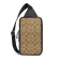 กระเป๋าคาดอก COACH แท้ รุ่นใหม่ Coated canvas ลาย Signature ทรงสวย ปรับสายได้ COACH C9865 Sullivan Pack In Blocked Signature Canvas Khaki Charcoal